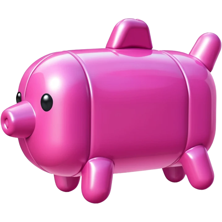   jeff koons style inflatable abstract art SPAM sculpture  emoji