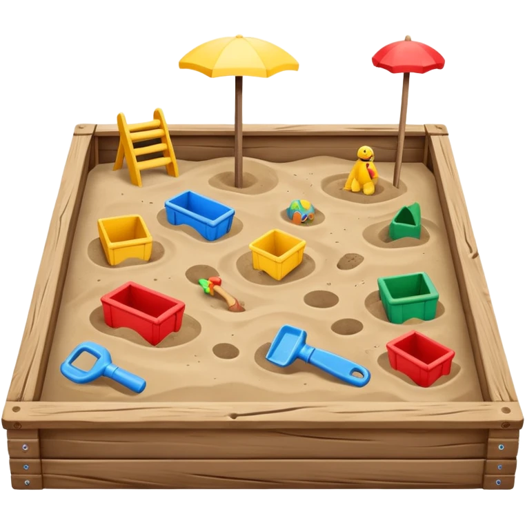 Sand box for children  emoji