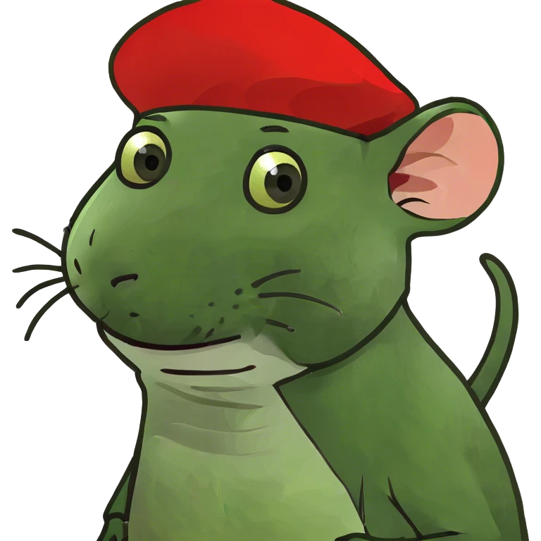 Pale tall rat emoji