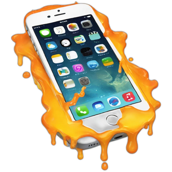 iphone melting emoji