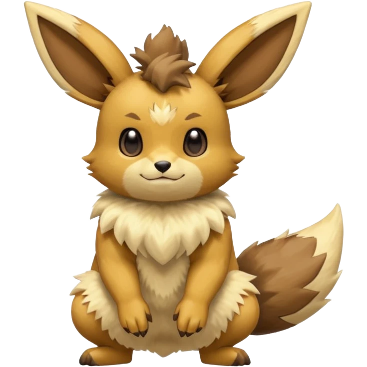 Zeraora-Eevee-Buneary-fusion emoji