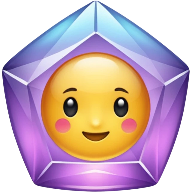 Cristal púrpura emoji