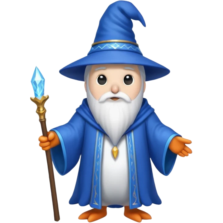 Penguin Wizard emoji
