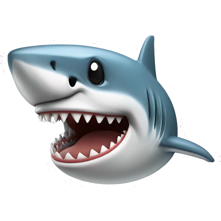 Shark vaping emoji