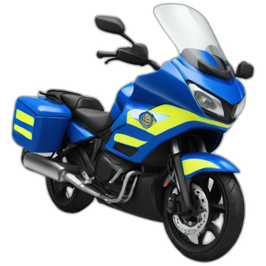 police bike emoji