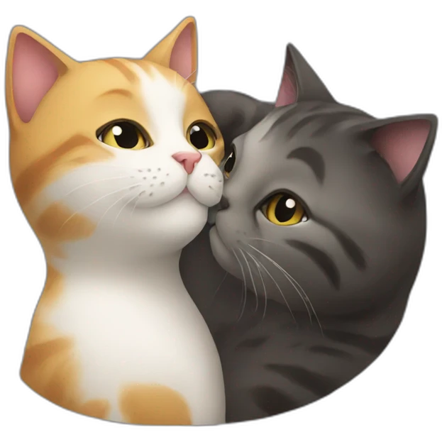 kissing cat emoji