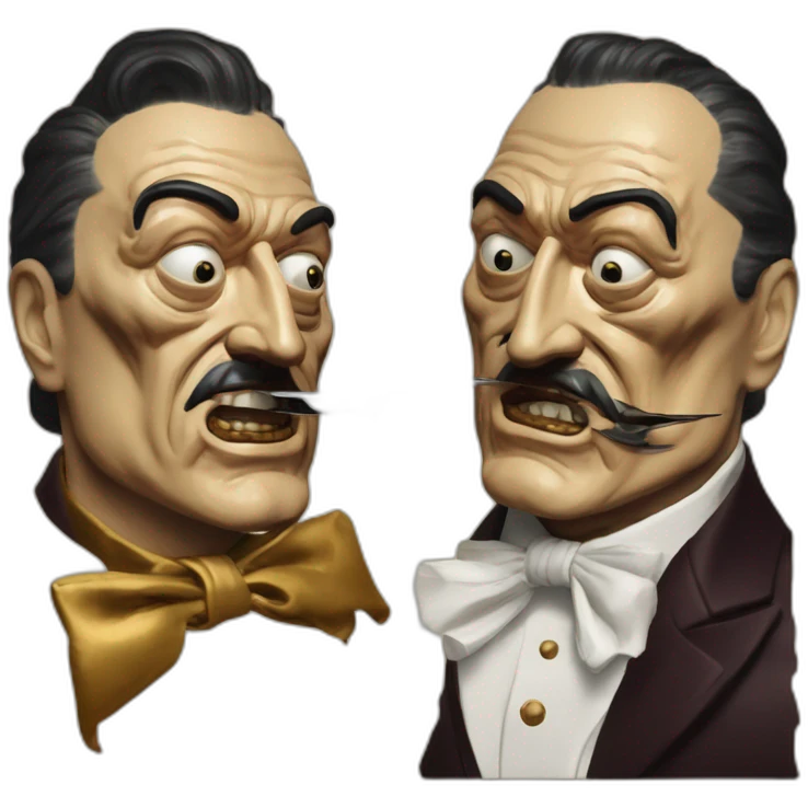 Salvador Dali Wounded doomguy emoji