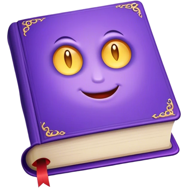 the magi cbook of charisma violet book emoji