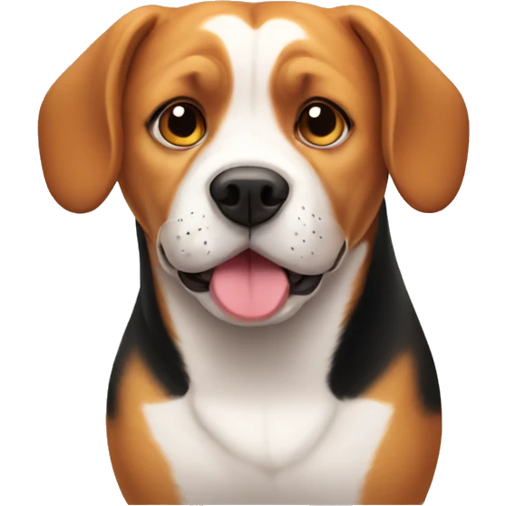 fat dog beagle  emoji