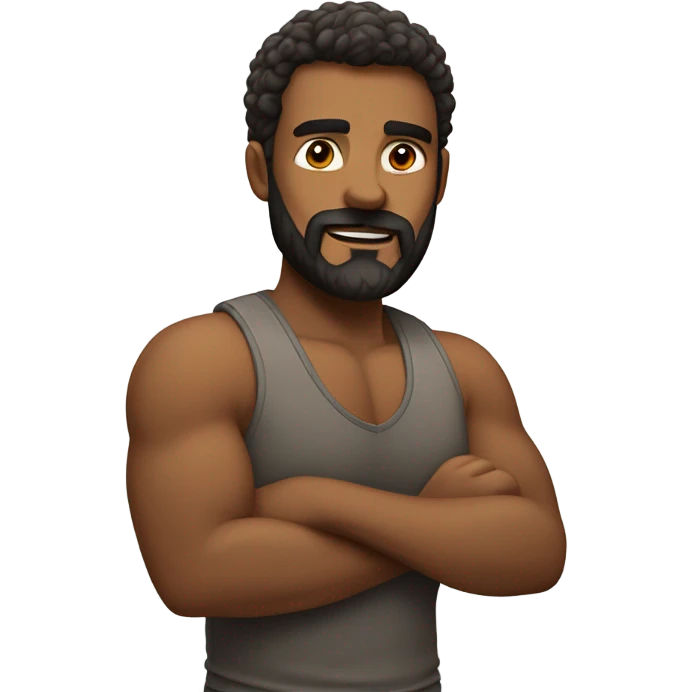 Gay hirsute man emoji