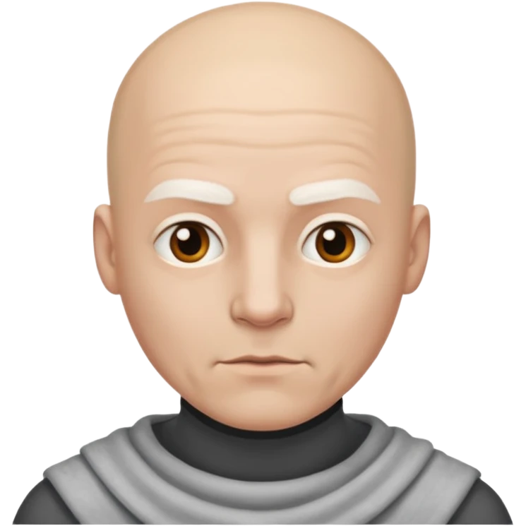 bald powder white skinned man emoji
