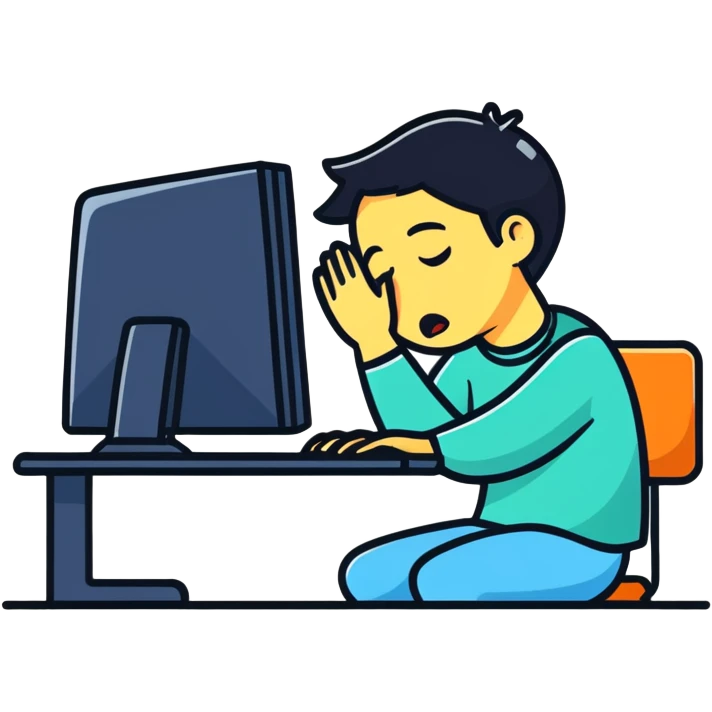 Llorando con ordenador emoji