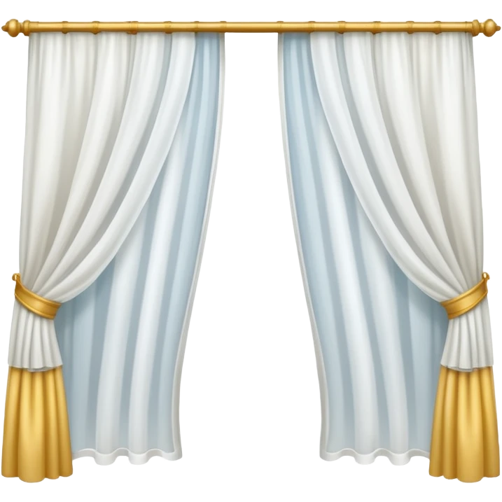 Окно с развивающиеся шторы emoji