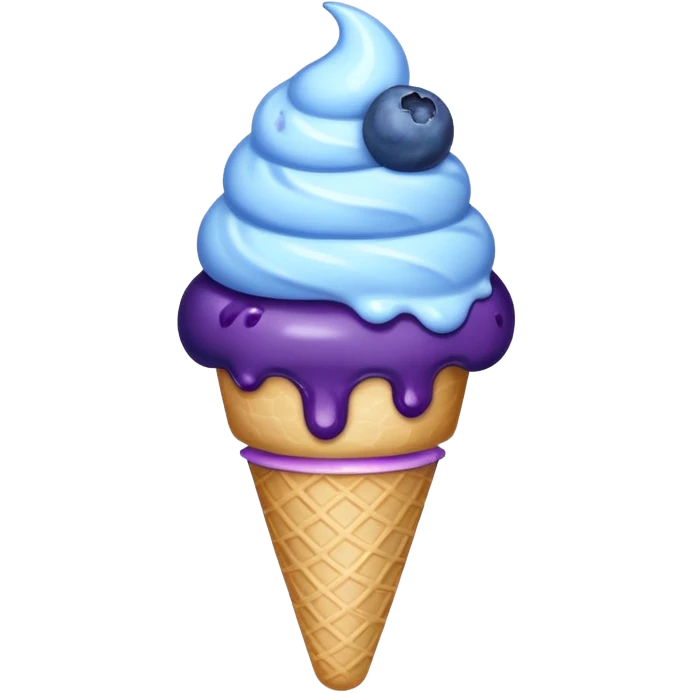 icecream-blueberries emoji