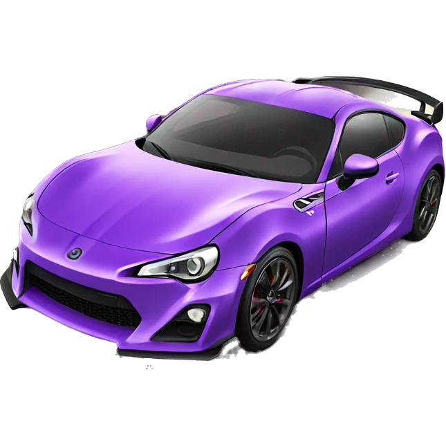 purple gt86 with a spoiler  emoji