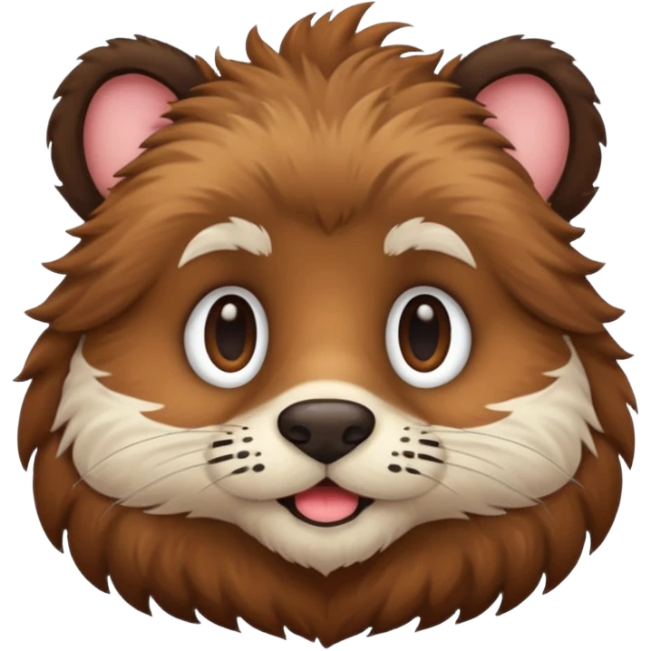 mustached animal emoji