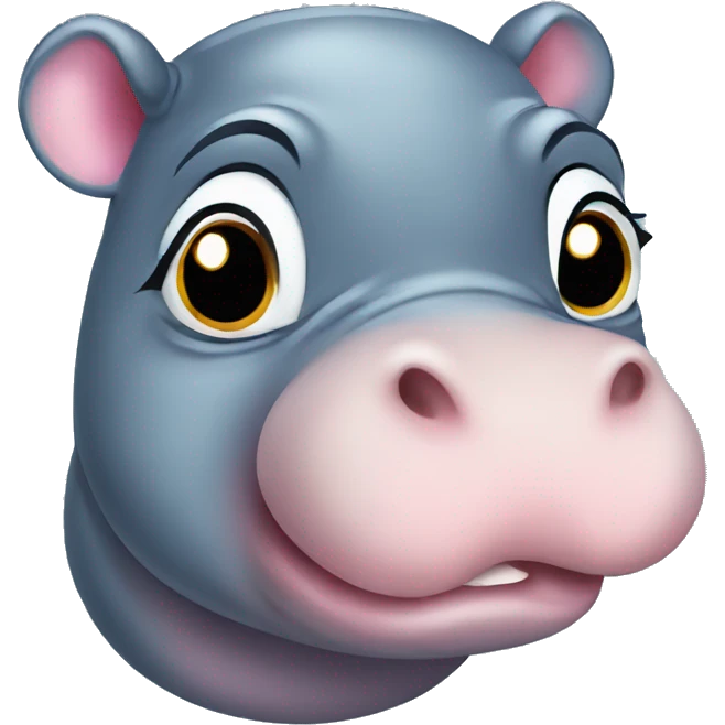Baby hippo  emoji