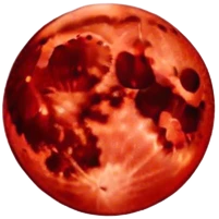 red moon emoji