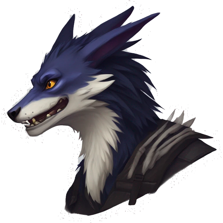 Edgy Modern Feral Vernid-Sergal species by LiLaiRa emoji