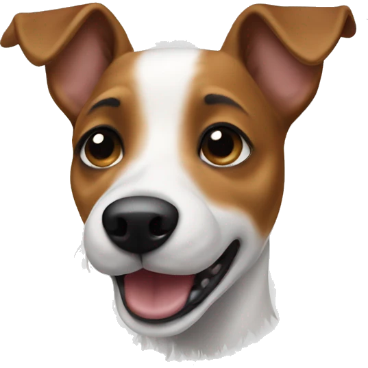 Jack Russel terrier dog emoji
