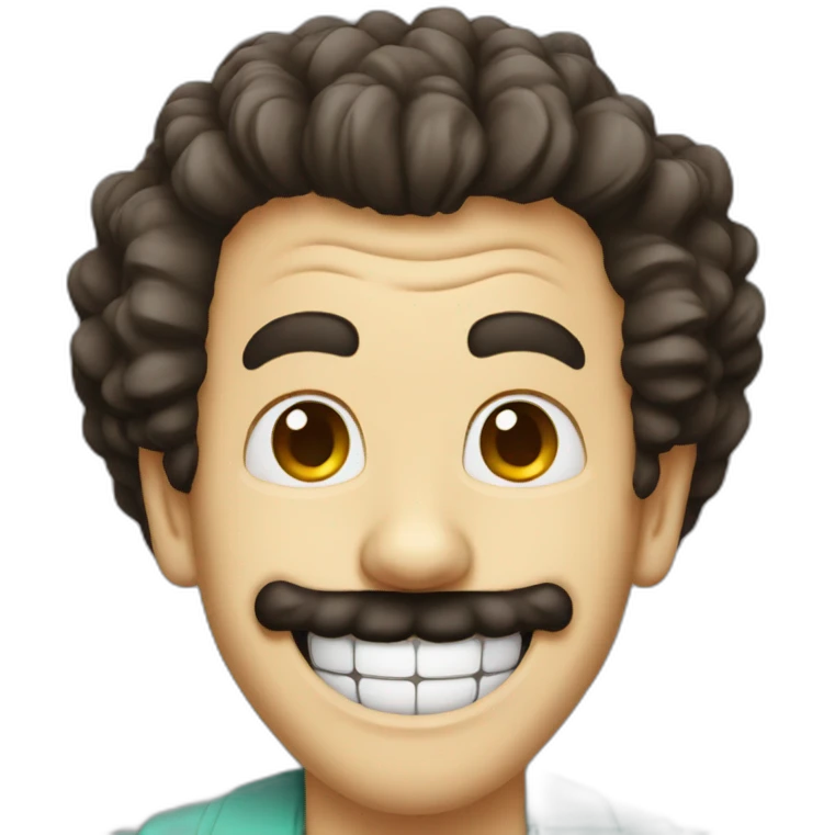 Borat laughing emoji
