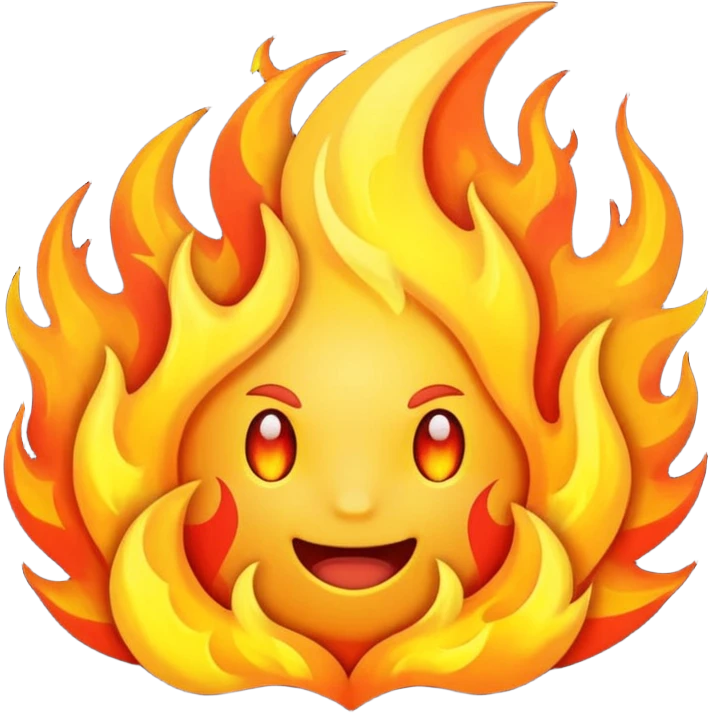 World on fire emoji