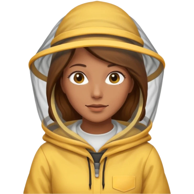 female bee keepers with brown hair emoji