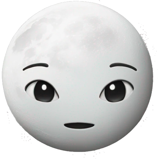 white moon emoji
