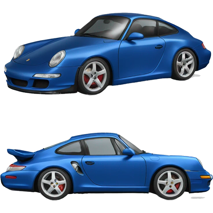 blue custom low porche emoji