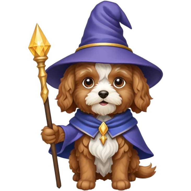 Wizard Cavapoo emoji