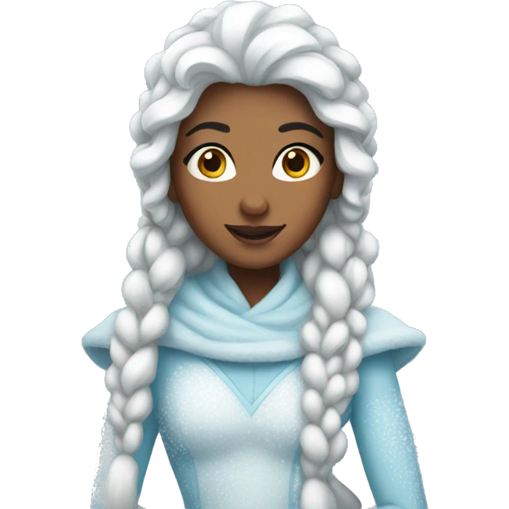 Snow princess emoji