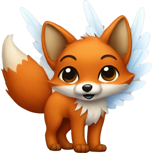 Fox with wings emoji