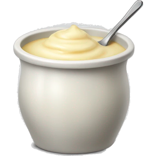 petit pot de crème fraîche emoji