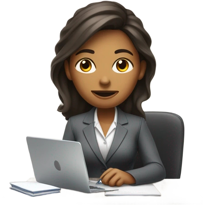 WORKING GIRL LAPTOP emoji