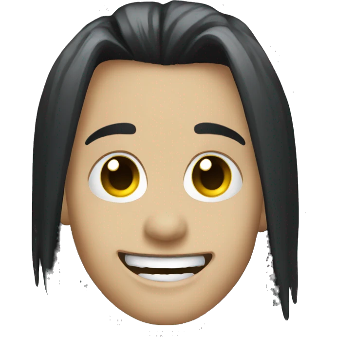 Goth smile emoji