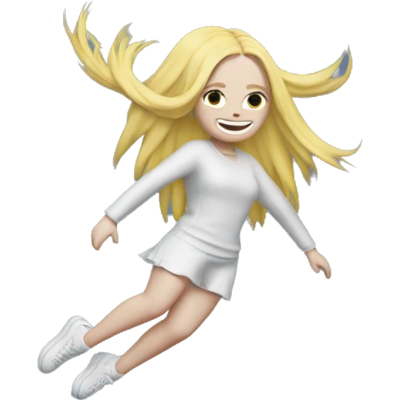Billie eilish flying emoji