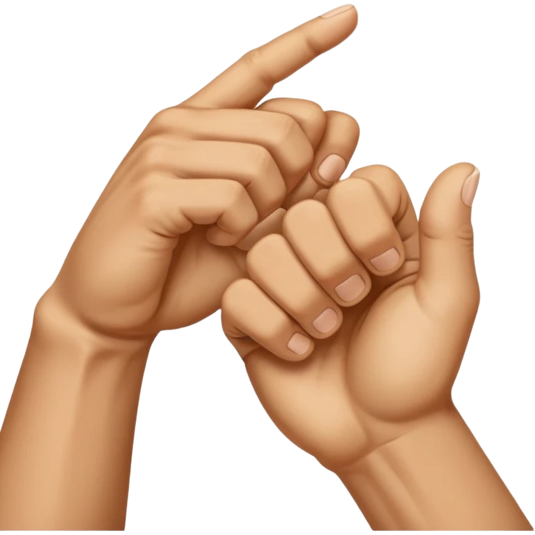 Chinese fist and palm hand gesture emoji