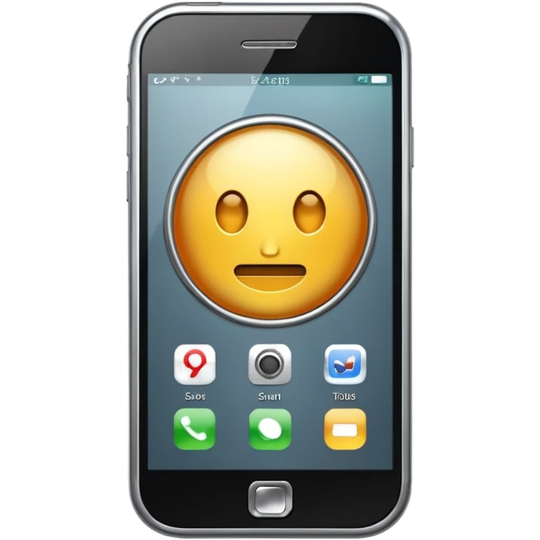 jeff koons cell phone emoji