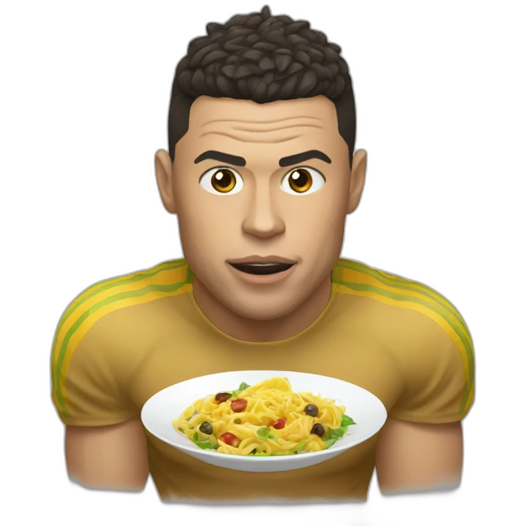 Ronaldo qui mange emoji