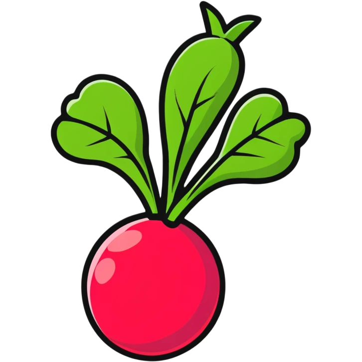 radish emoji