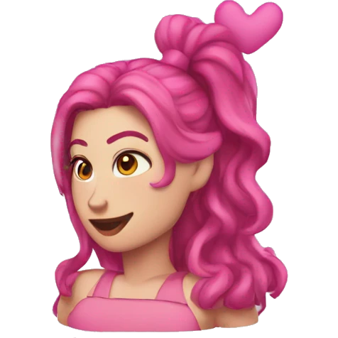 Corazon rosa emoji