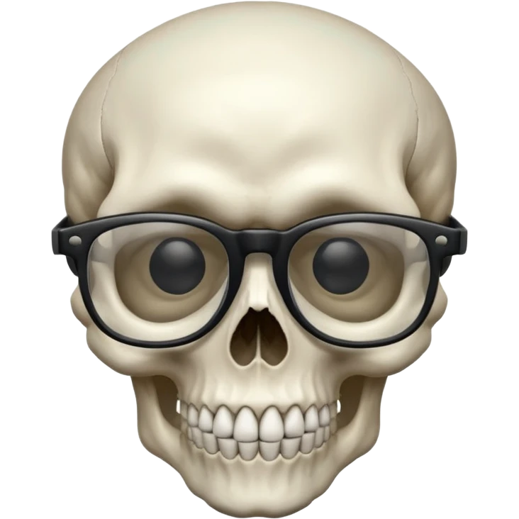 Kuru kafa gözlüklü emoji