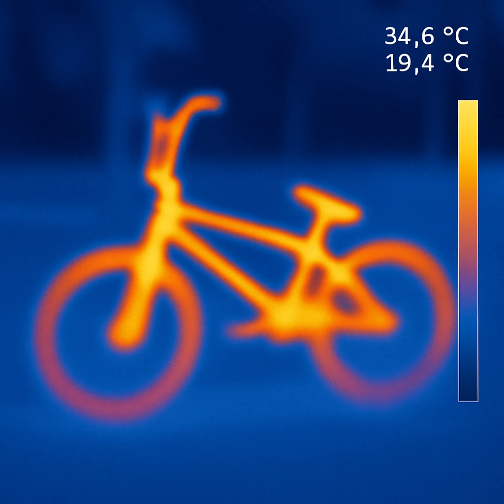 BMX bike in a park emoji