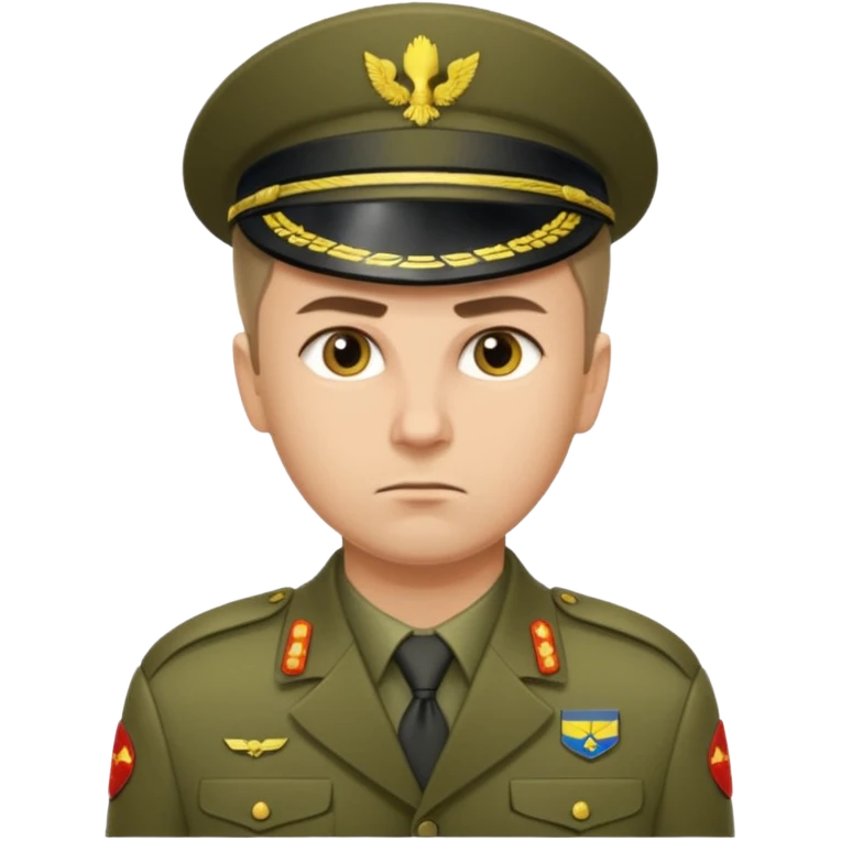 generate realistic military logistics department manager from ukraine emoji