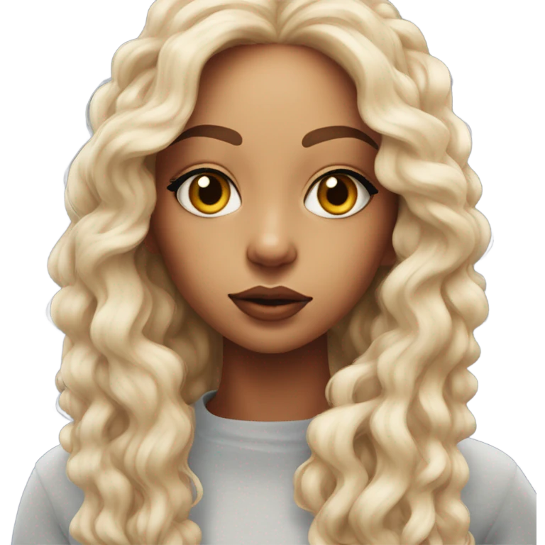 Singer Doja Cat Super Realist Portrait emoji