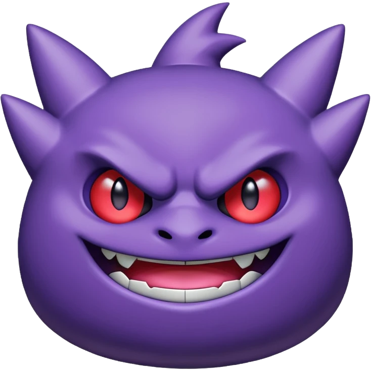 Gengar the Pokémon emoji