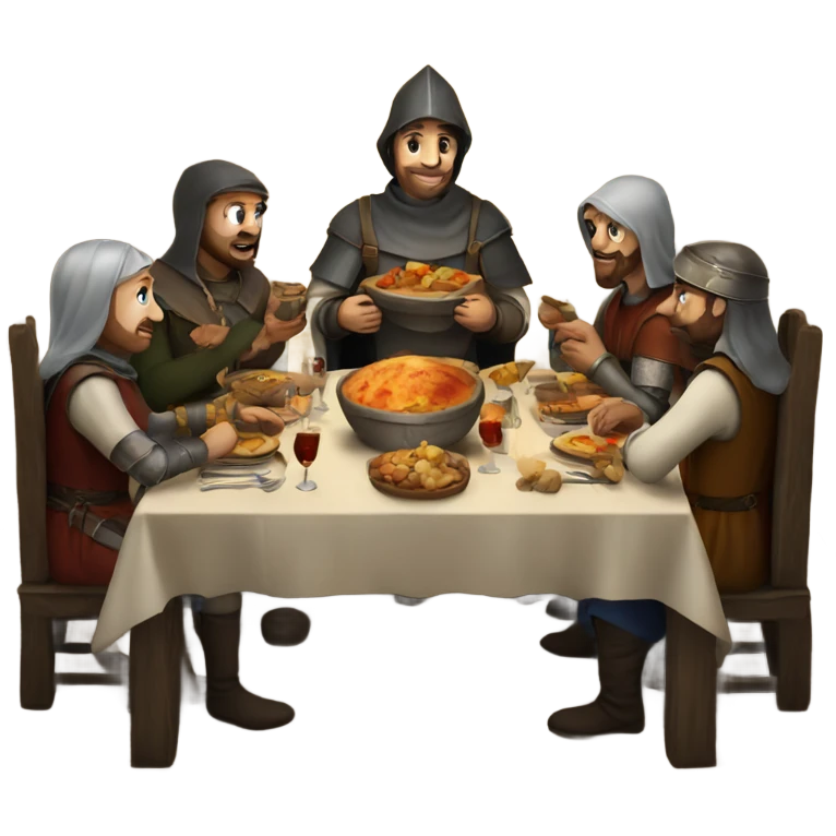 medieval dinner emoji