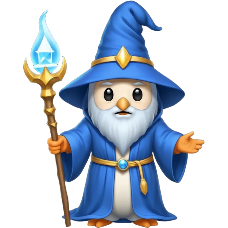 Penguin Wizard emoji