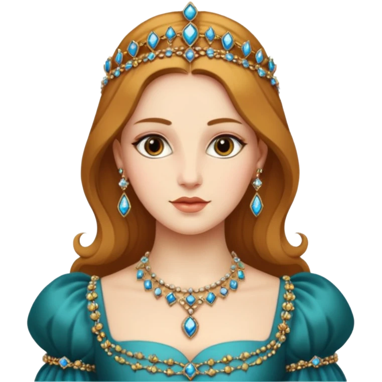 Renaissance lady emoji