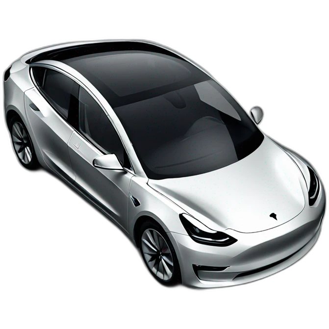 Tesla model 3 emoji